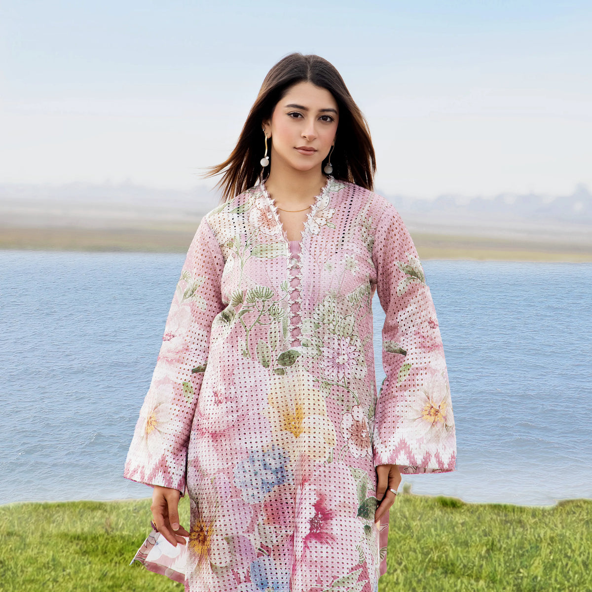 UTT-20 "Camelia" VOL 1 Summer Printed Chikankari Co Ord Set Collection by Traditional Thread | Asian Clothes