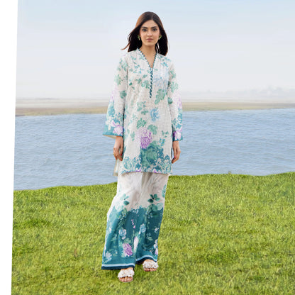 UTT-20 "Camelia" VOL 1 Summer Printed Chikankari Co Ord Set Collection by Traditional Thread | Asian Clothes