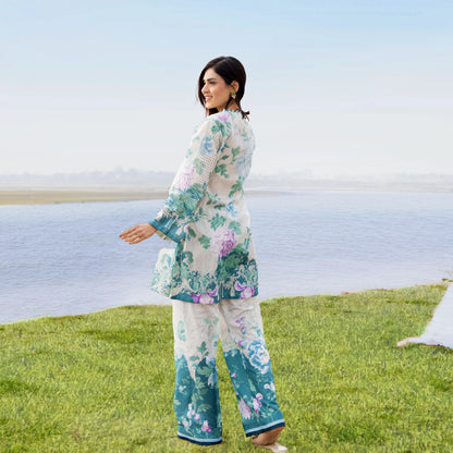 UTT-20 "Camelia" VOL 1 Summer Printed Chikankari Co Ord Set Collection by Traditional Thread | Asian Clothes
