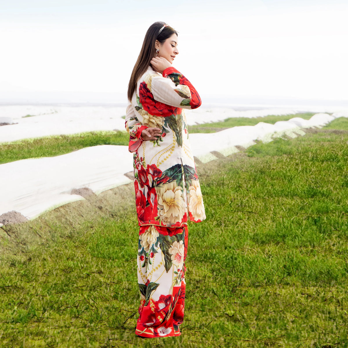 UTT-20 "Camelia" VOL 1 Summer Printed Chikankari Co Ord Set Collection by Traditional Thread | Asian Clothes