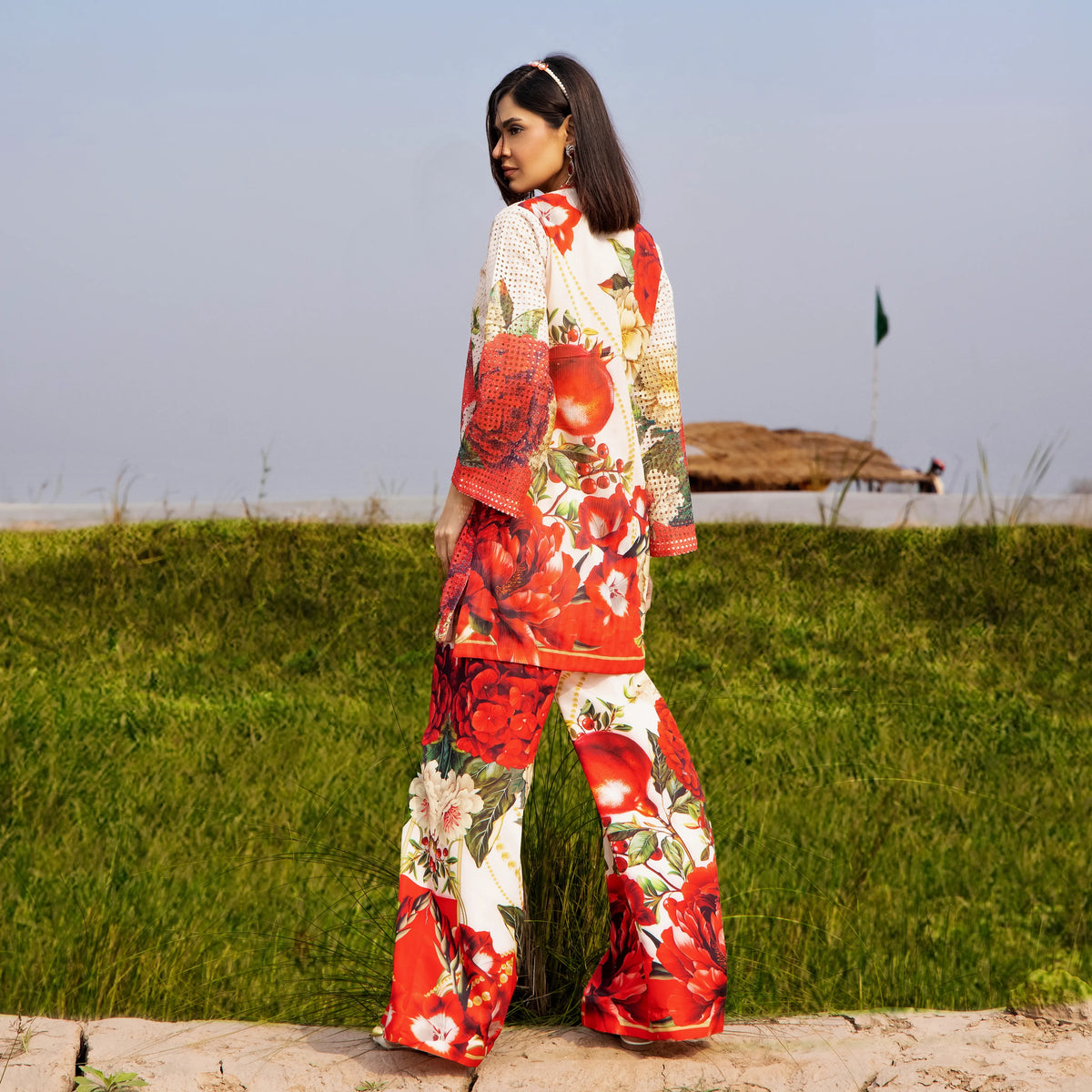 UTT-21 "Camelia" VOL 2 Summer Printed Chikankari Co Ord Set Collection by Traditional Thread | Asian Clothes