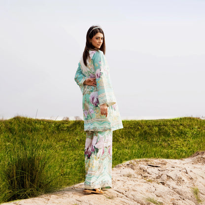 UTT-21 "Camelia" VOL 2 Summer Printed Chikankari Co Ord Set Collection by Traditional Thread | Asian Clothes
