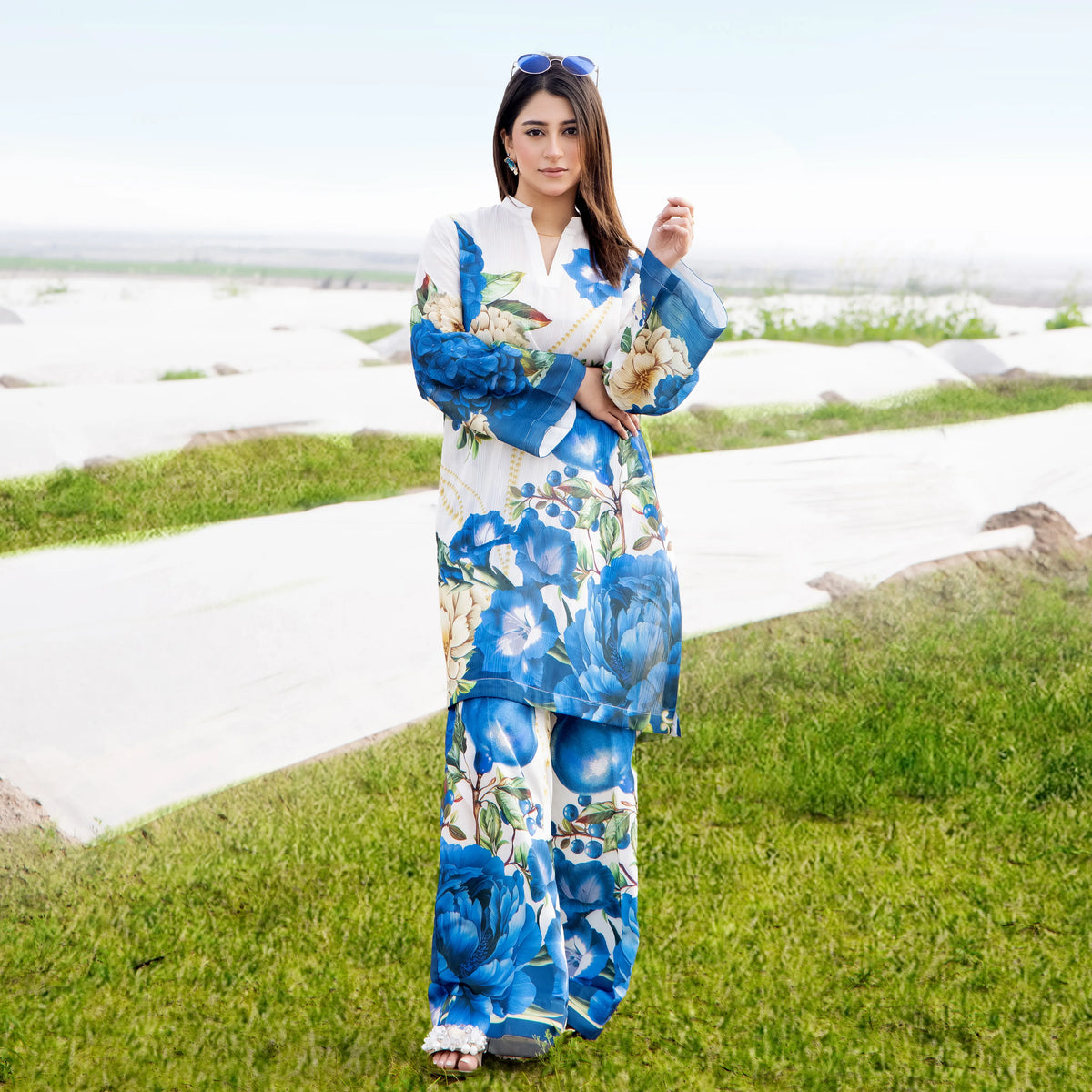 UTT-21 "Camelia" VOL 2 Summer Printed Chikankari Co Ord Set Collection by Traditional Thread | Asian Clothes