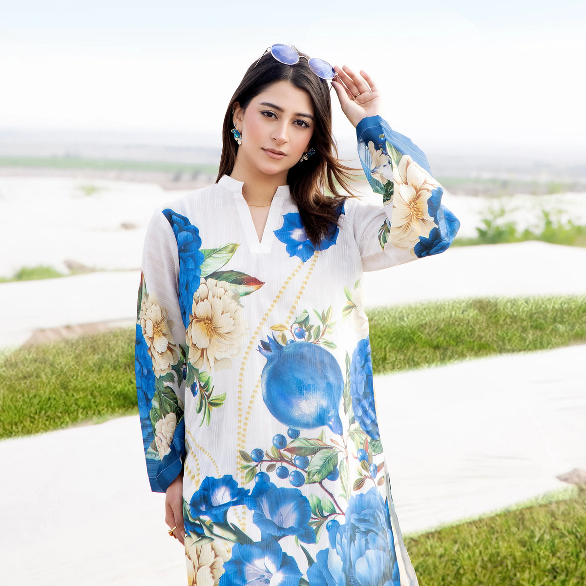 UTT-21 "Camelia" VOL 2 Summer Printed Chikankari Co Ord Set Collection by Traditional Thread | Asian Clothes