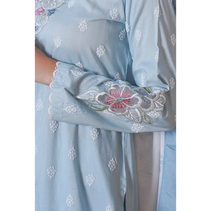UA-189 Embroidered Linen Collection by Umnaa | Asian Clothes