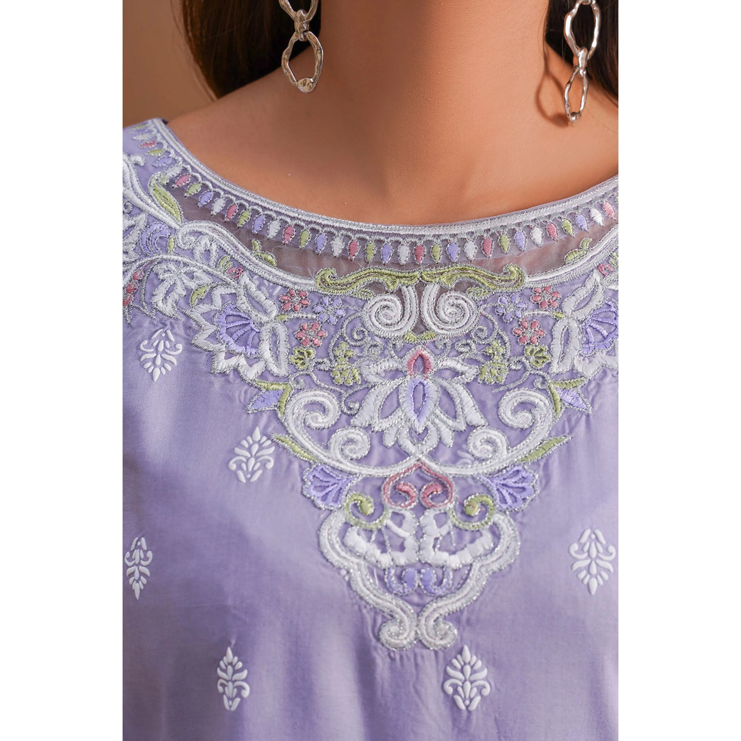 UA-189 Embroidered Linen Collection by Umnaa | Asian Clothes