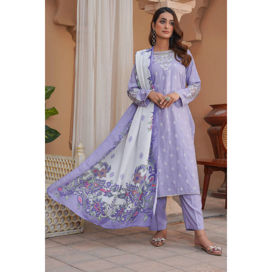 UA-189 Embroidered Linen Collection by Umnaa | Asian Clothes