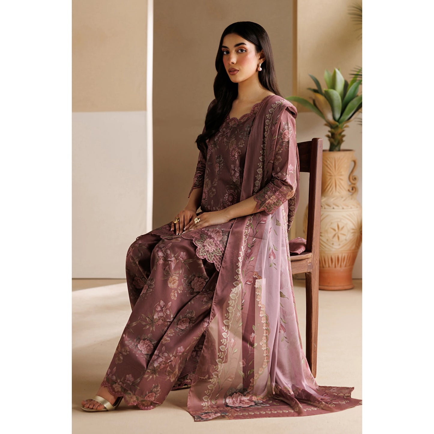UE-01 Daastan Edit 2 Embroidered Printed Lawn Collection by Esra Fashion