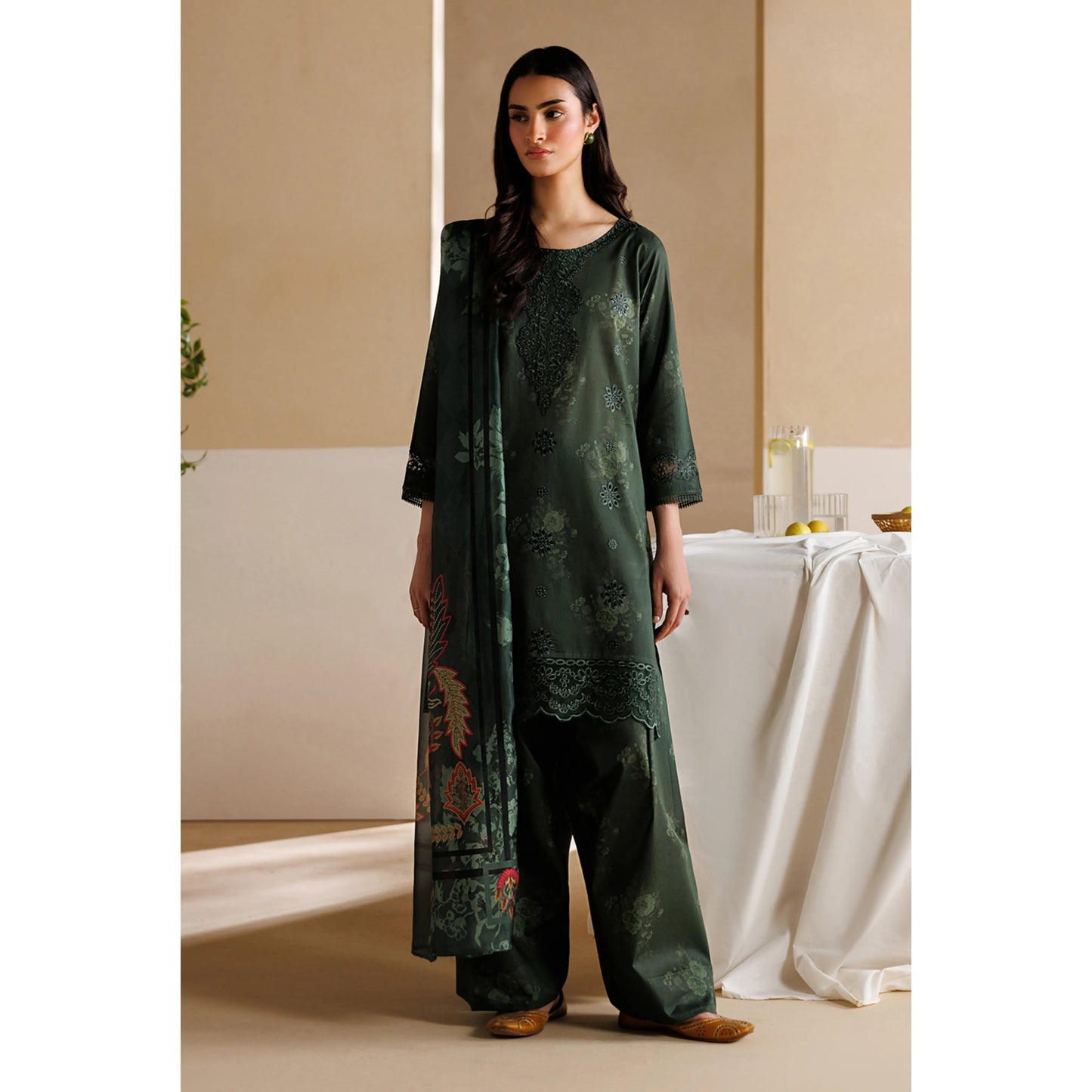 UE-01 Daastan Edit 2 Embroidered Printed Lawn Collection by Esra Fashion