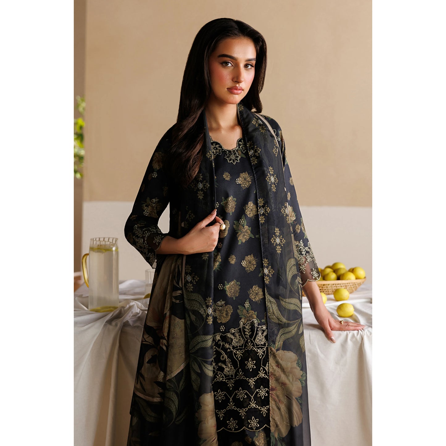 UE-01 Daastan Edit 2 Embroidered Printed Lawn Collection by Esra Fashion