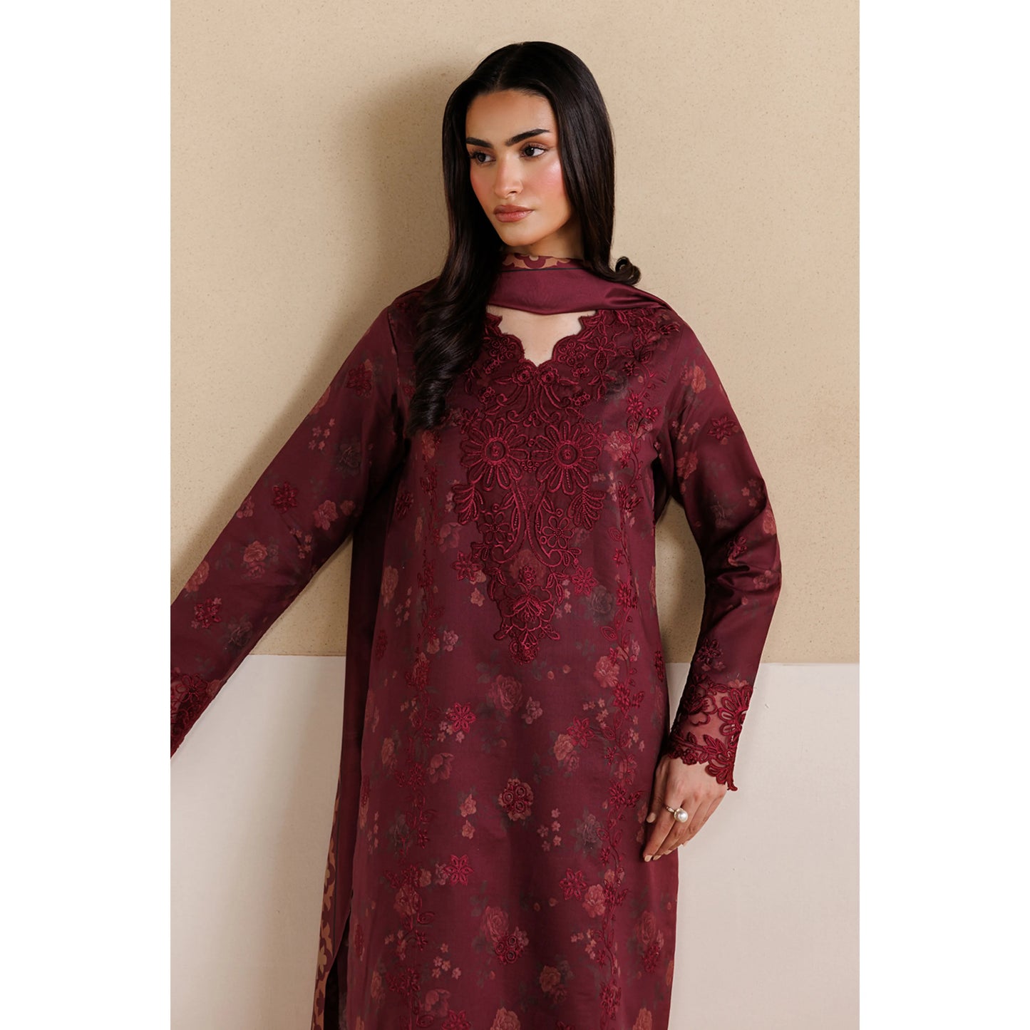 UE-01 Daastan Edit 2 Embroidered Printed Lawn Collection by Esra Fashion