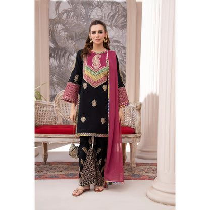 UA-214 Embroidered Cambric Cotton Festive Collection by Umnaa | Ready to Wear Pakistani Asian Clothing