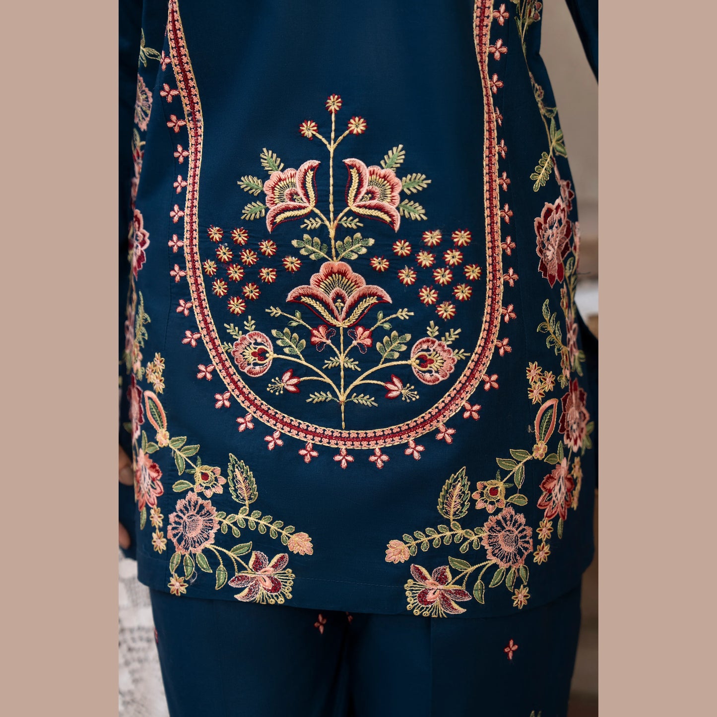 UA-217 Embroidered Cotton Collection by Umnaa | Ready to Wear Pakistani Asian clothes