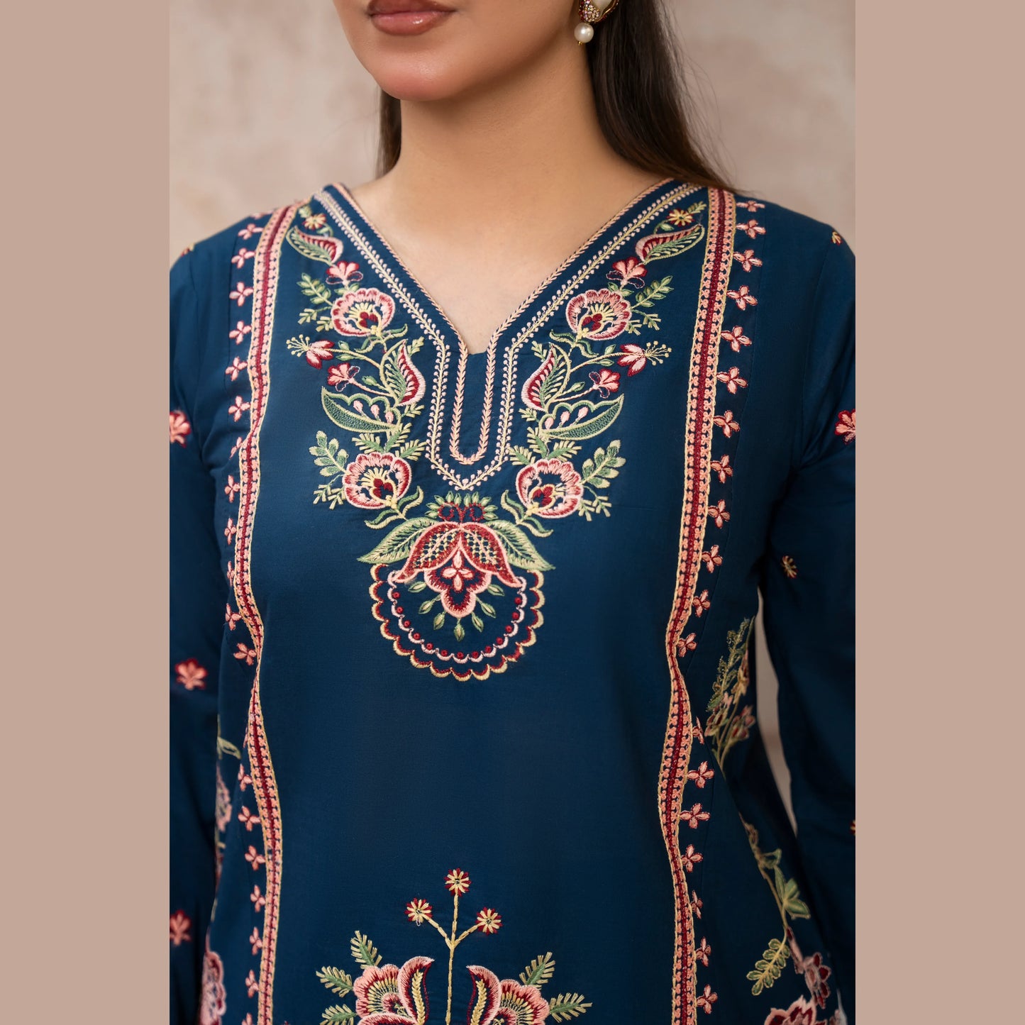 UA-217 Embroidered Cotton Collection by Umnaa | Ready to Wear Pakistani Asian clothes