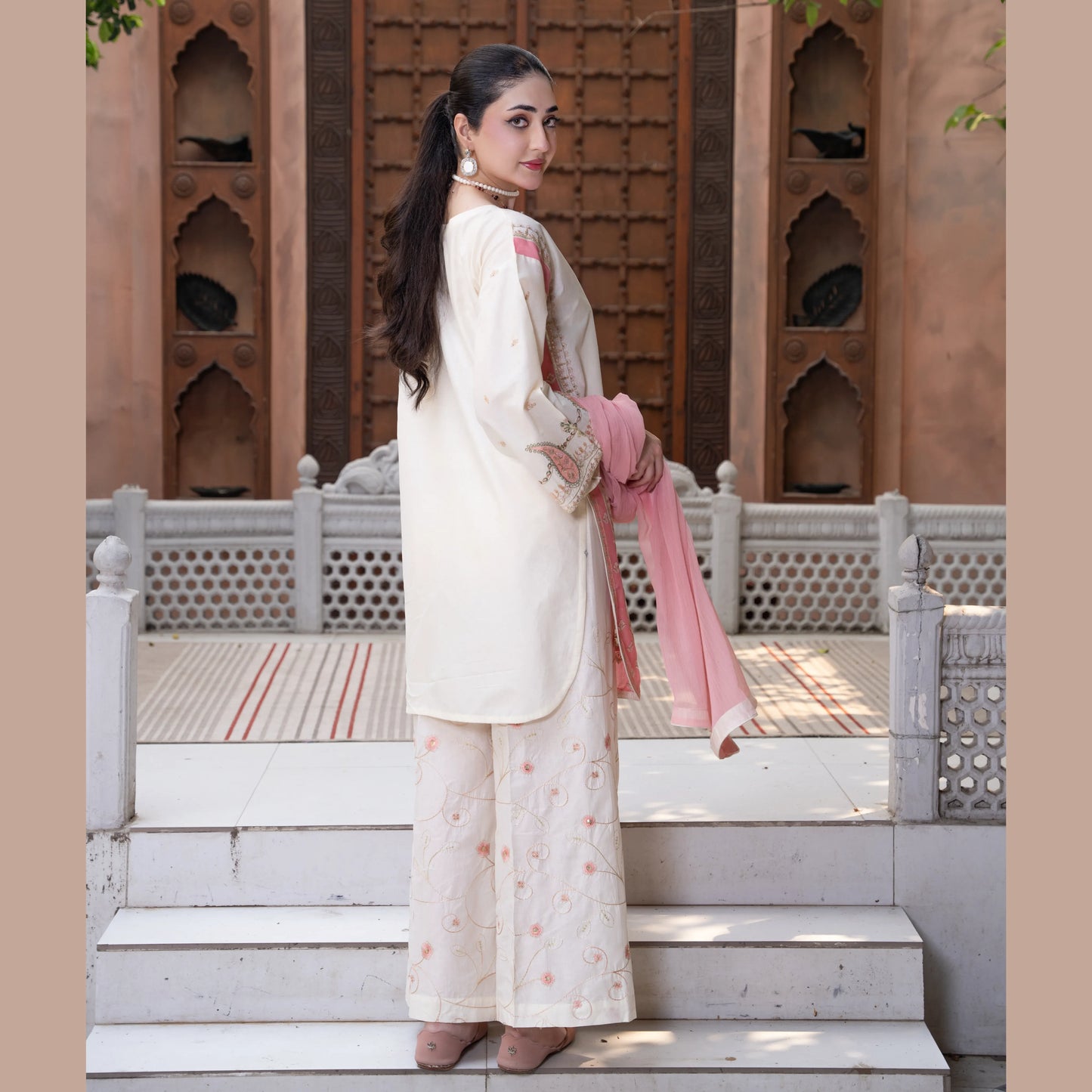 UA-218 Embroidered Cotton Collection by Umnaa | Ready to Wear Pakistani Asian clothes