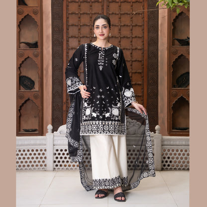 UA-218 Embroidered Cotton Collection by Umnaa | Ready to Wear Pakistani Asian clothes
