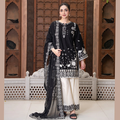 UA-218 Embroidered Cotton Collection by Umnaa | Ready to Wear Pakistani Asian clothes