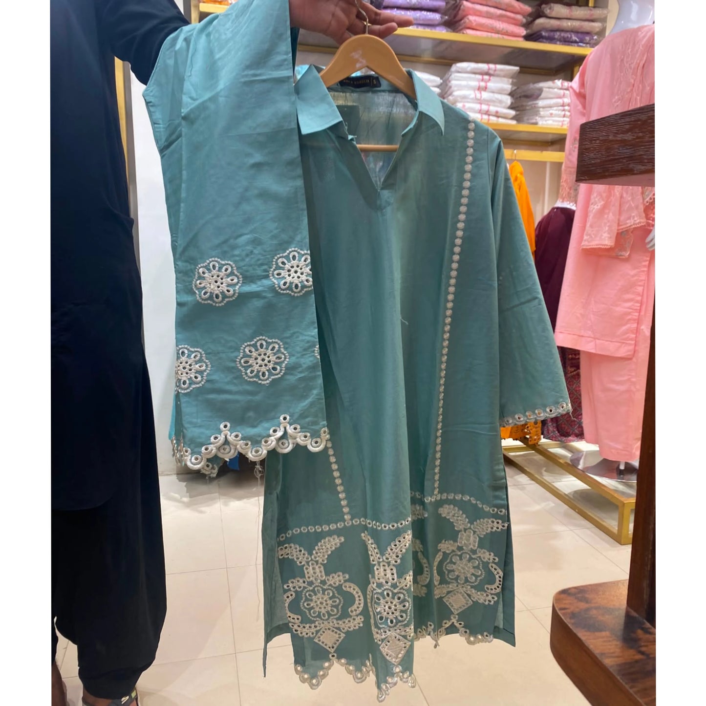 UA-233 Embroidered Lawn 2 Pc Co-Ord Set Summer Wear by Umnaa