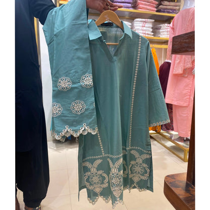 UA-233 Embroidered Lawn 2 Pc Co-Ord Set Summer Wear by Umnaa