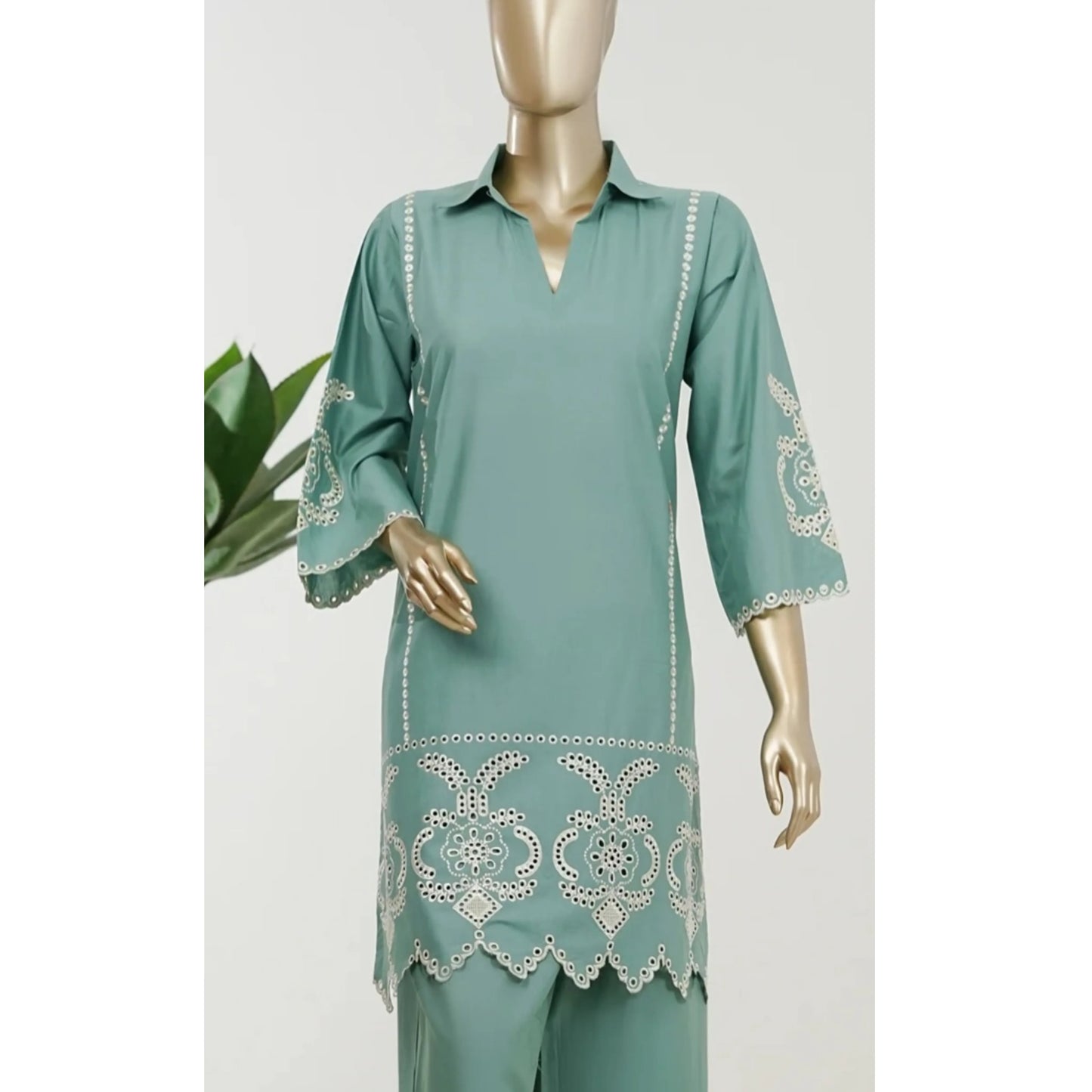 UA-233 Embroidered Lawn 2 Pc Co-Ord Set Summer Wear by Umnaa