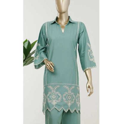 UA-233 Embroidered Lawn 2 Pc Co-Ord Set Summer Wear by Umnaa