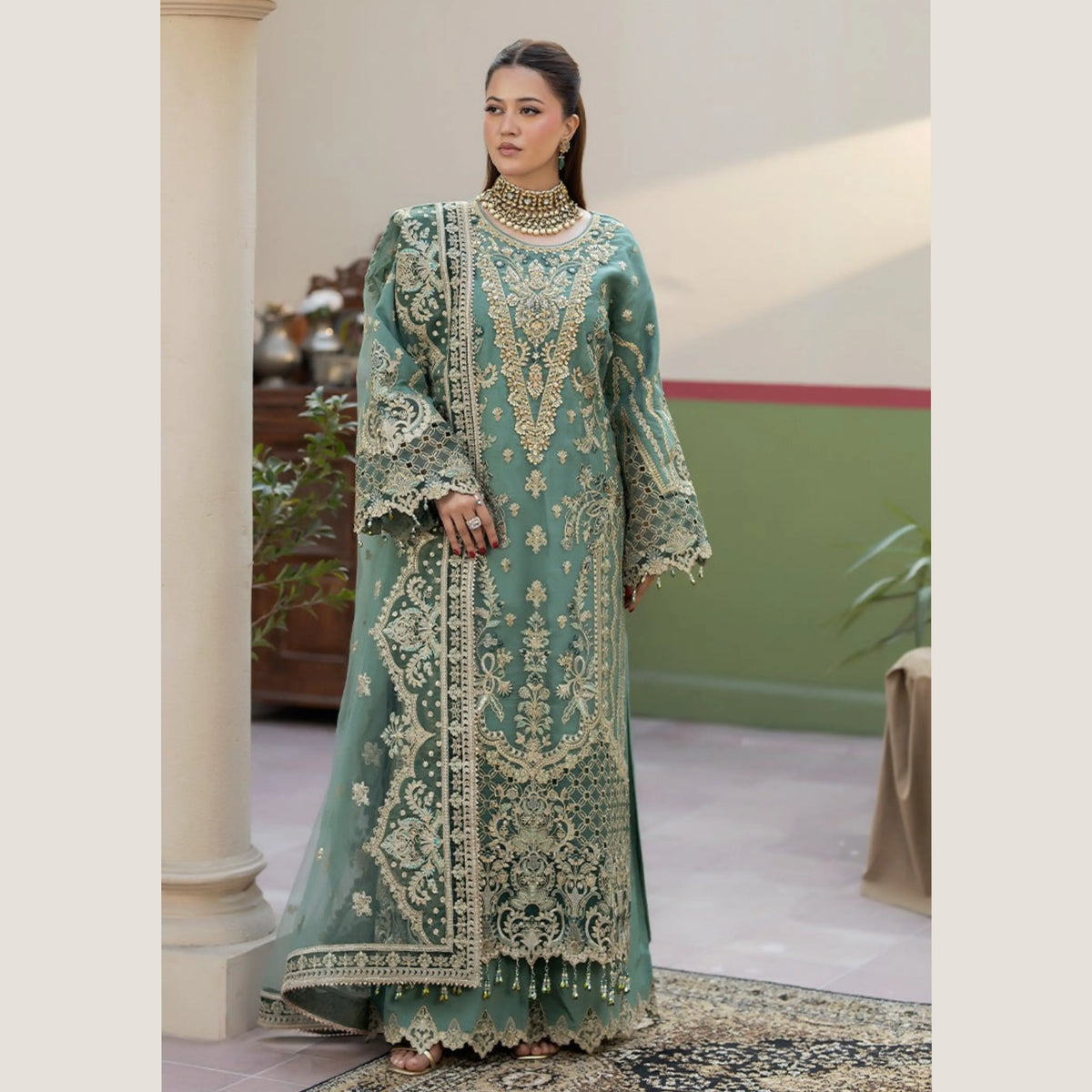 UA-309 Imrozia Inspired Organza Collection | Umnaa