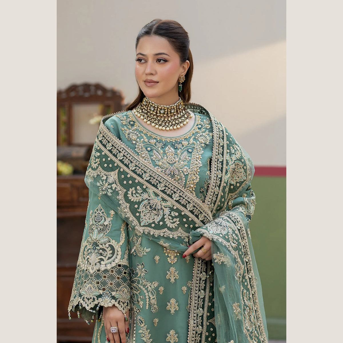 UA-309 Imrozia Inspired Organza Collection | Umnaa