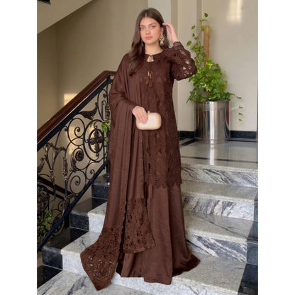 UA-290 Qureshia Silk Sharara 3 Pc | Umnaa