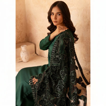 UMS-45 NURA LUX by Simrans Laserkari Linen Winter Collection | Ready to Wear | Asian Clothes