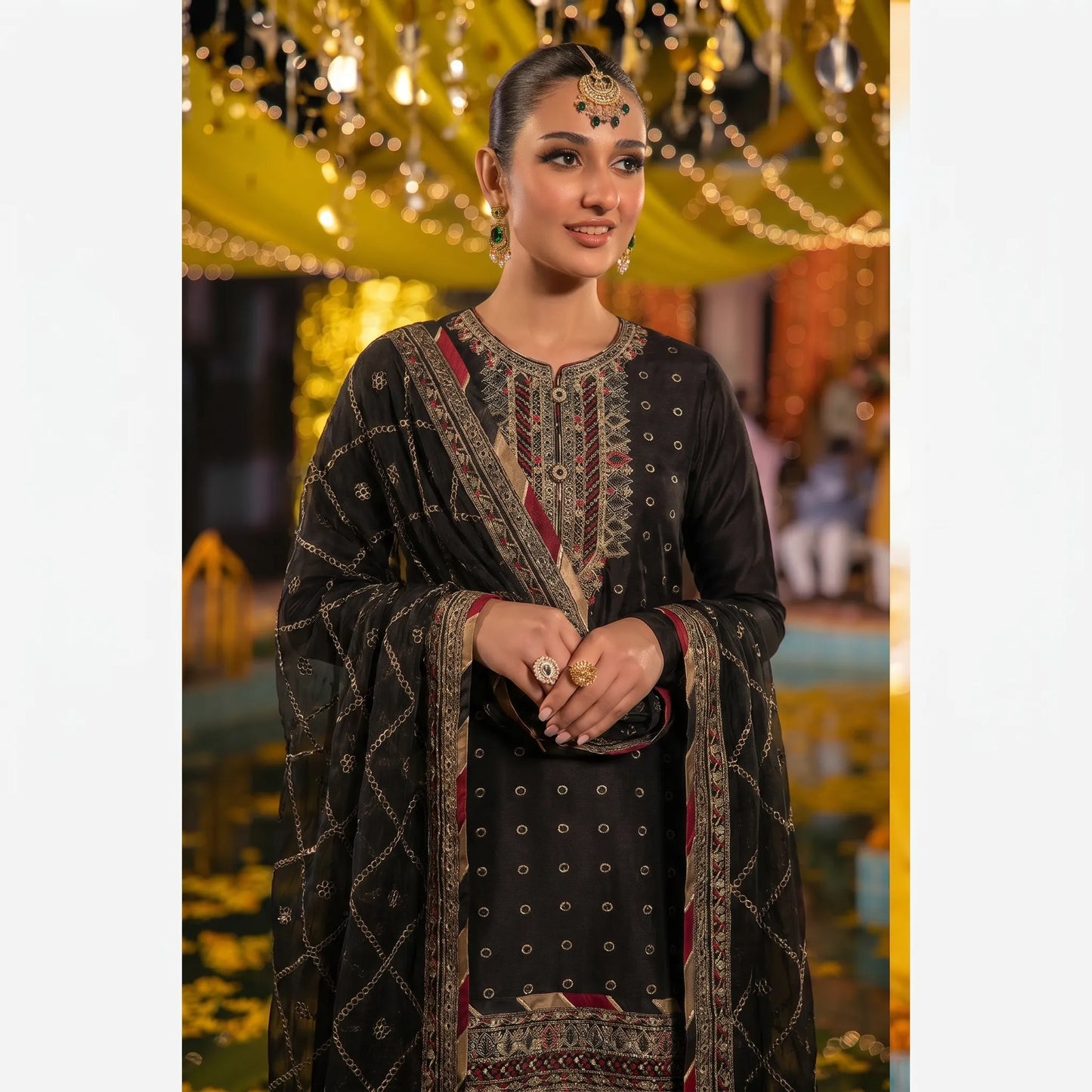 UA-107 Asim Jofa Inspired Luxury Chiffon Dess by UMNAA