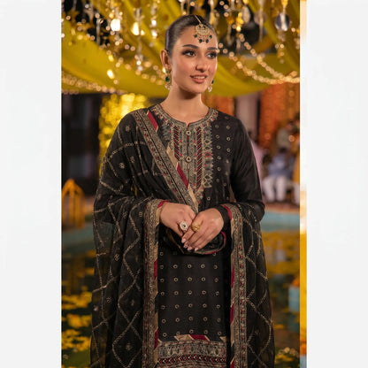 UA-107 Asim Jofa Inspired Luxury Chiffon Dess by UMNAA