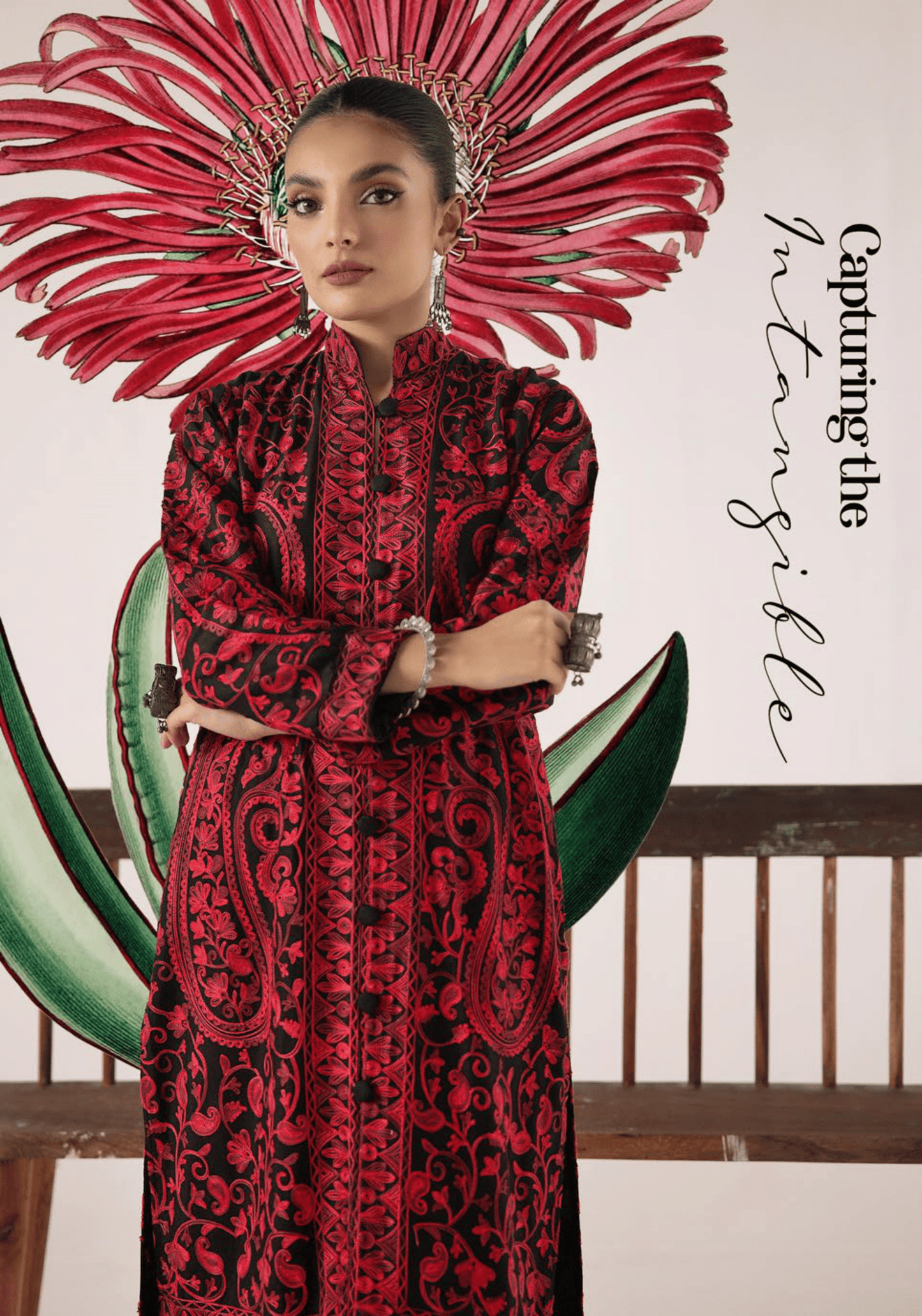 2-Piece Stitched Embroidered Linen Collection - Simrans