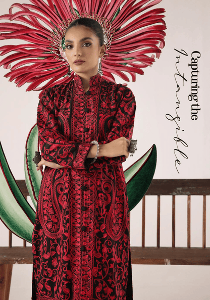 2-Piece Stitched Embroidered Linen Collection - Simrans