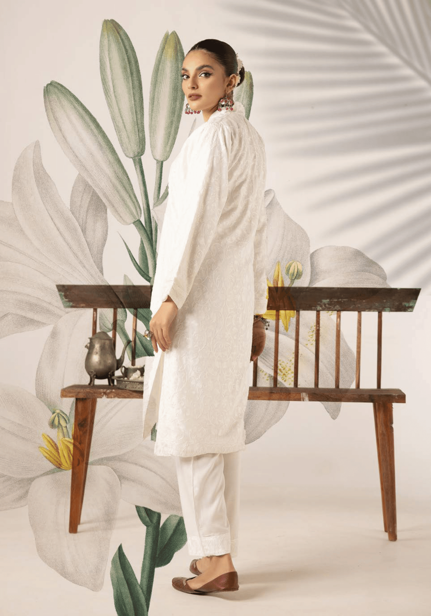 2-Piece Stitched Embroidered Linen Collection - Simrans