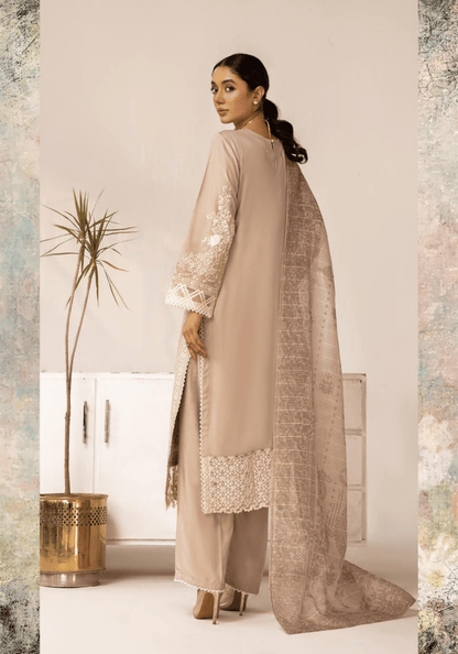 3 Piece Embroidered linen Collection - Simrans