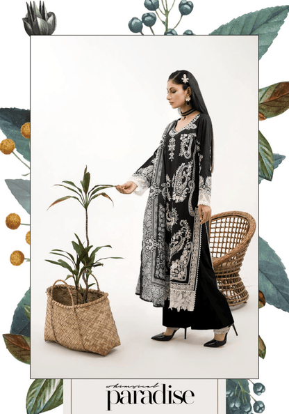 3 Piece Embroidered linen Collection - Simrans