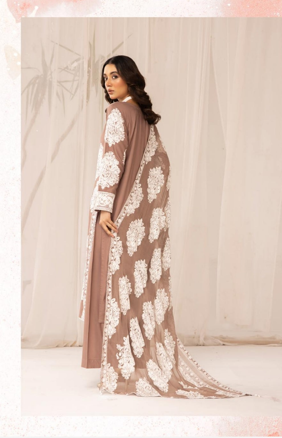 Mother & Daughter PIECE EMBROIDERED LINEN COLLECTION BY SIMRANS