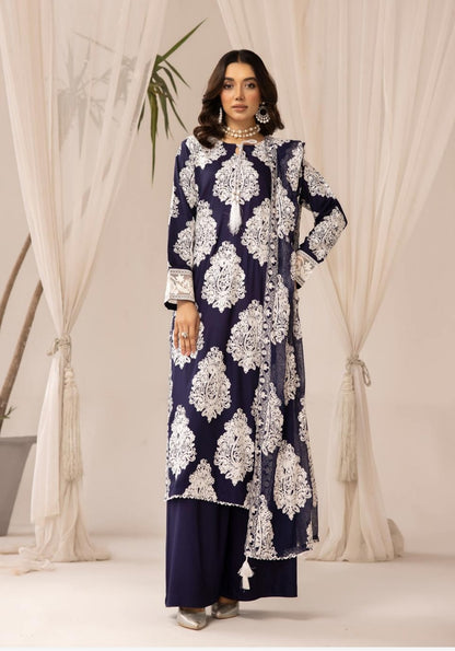 Mother & Daughter 3 PIECE EMBROIDERED LINEN COLLECTION BY SIMRANS