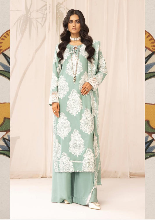 Mother & Daughter 3 PIECE EMBROIDERED LINEN COLLECTION BY SIMRANS