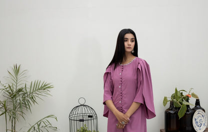 (PINK) 2 pc grip Ready to Wear Outfit by Simrans