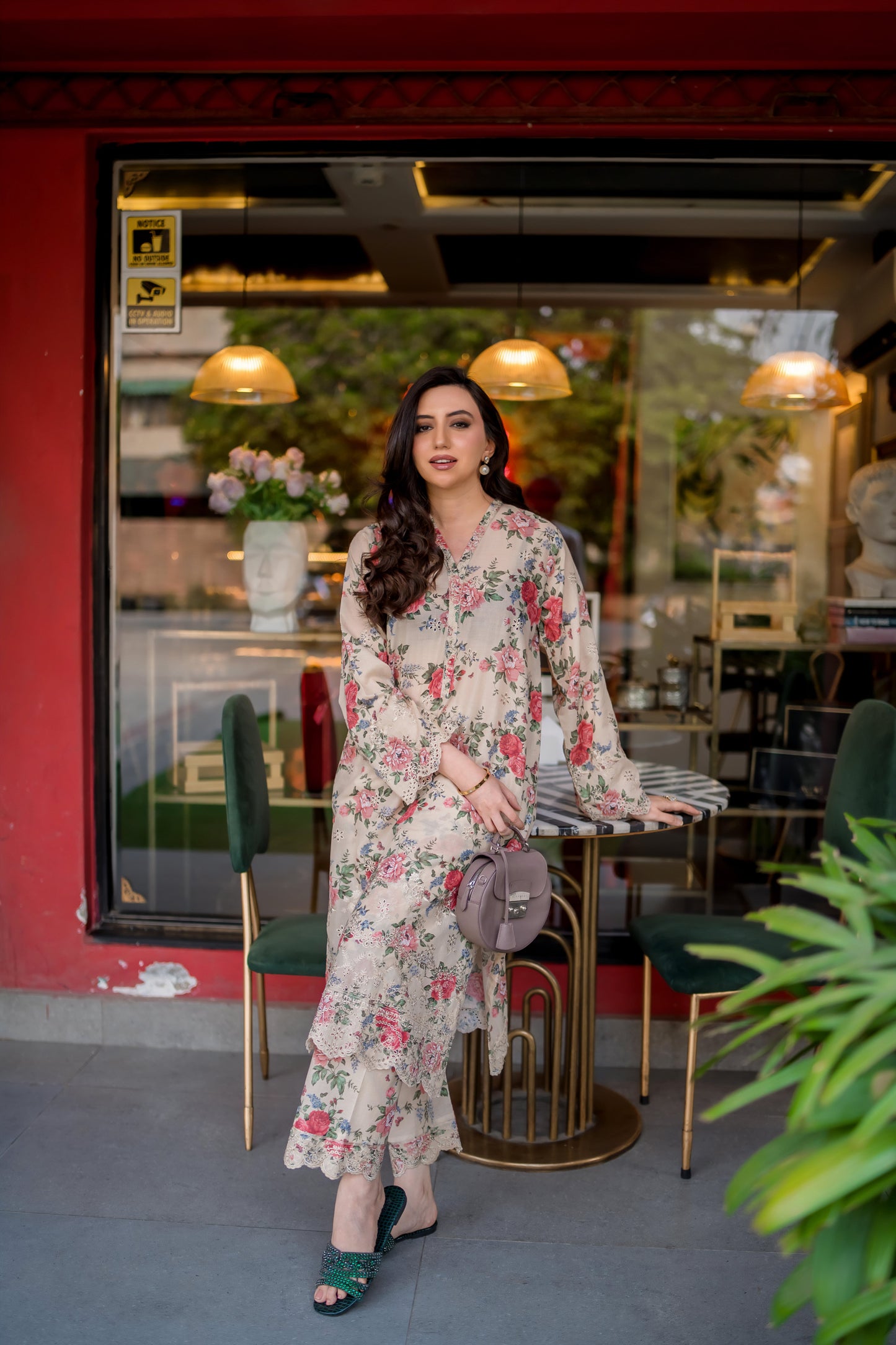 (Multi) 2 Pc | Ready to Wear | Embroidered Printed | Cambric Shirt & Trouser | Lakhany