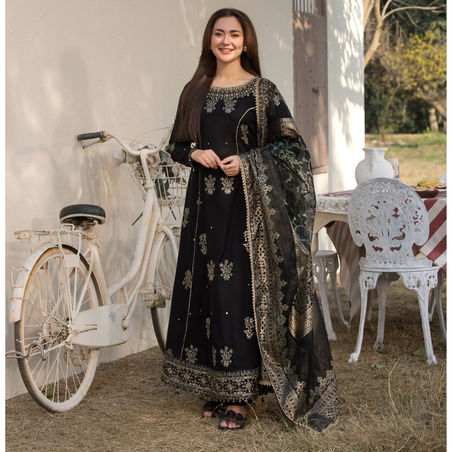 UAL-02 3 Pc Cotton Jacquard Ready to Wear Collection | Simrans