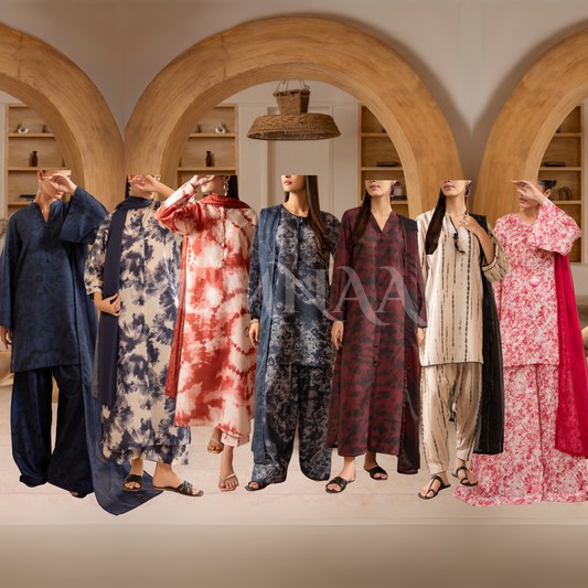 UCA-25 "Janaan" Viscose Silk 3 Pc Collection by Casuallite