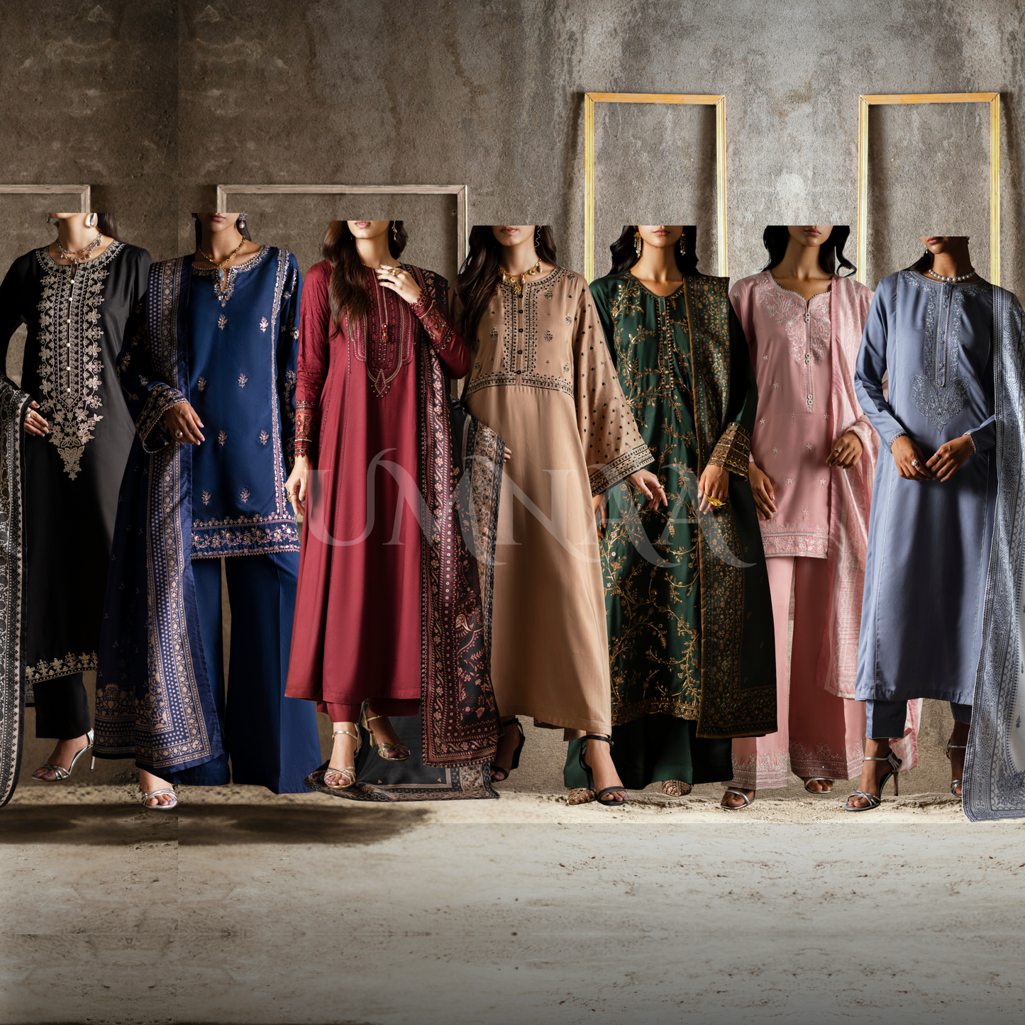 UCA-27 "Aik Sitara" Embroidered Viscose Ready to Wear Collection by Casuallite