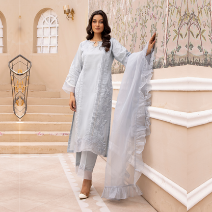 UMS-15 3 Pc Luxury Cambric Cotton by Simrans