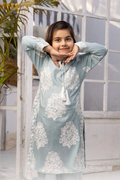 Mother & Daughter 3 PIECE EMBROIDERED LINEN COLLECTION BY SIMRANS