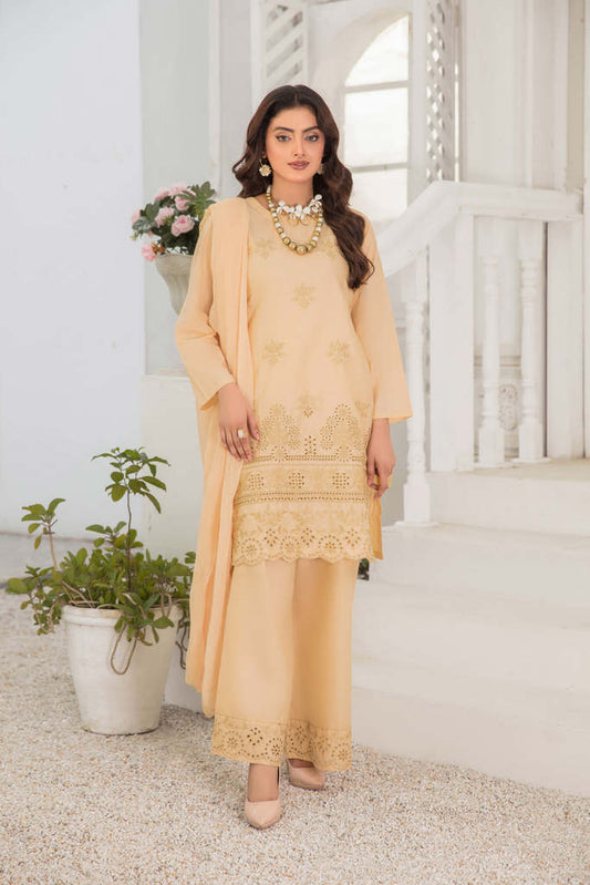 3-PIECE STITCHED EMBROIDERED LAWN-SIMRANS