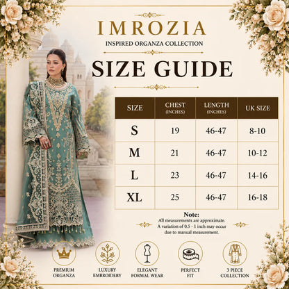 UA-309 Imrozia Inspired Organza Collection | Umnaa