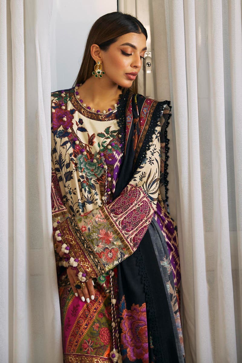 Muzlin By Sana Safinaz Stitched 3 Piece-Winter Collection