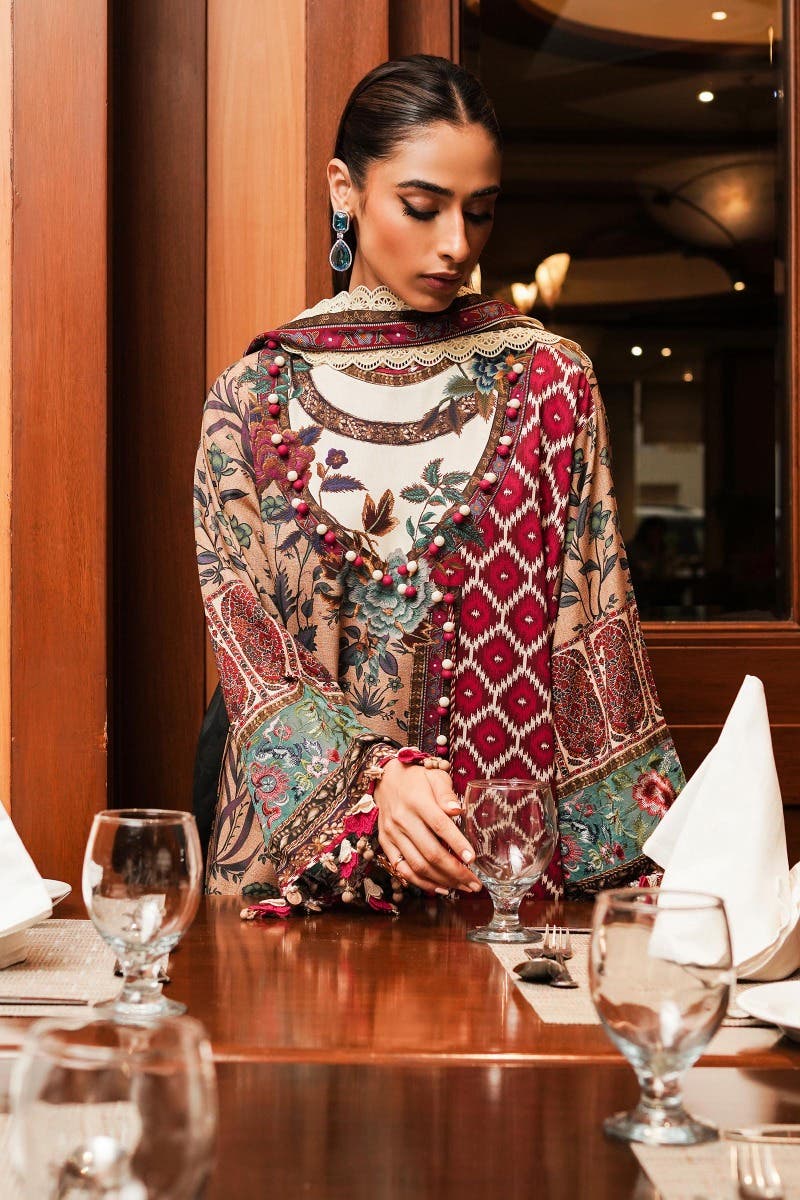 Muzlin By Sana Safinaz Stitched 3 Piece-Winter Collection